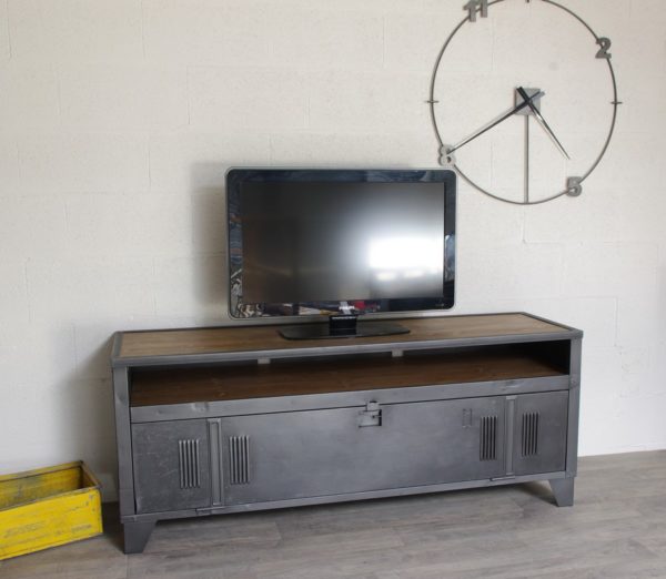meuble tv industriel vestiaire et niche