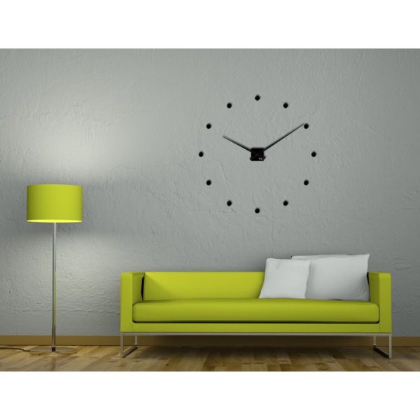 horloge geante cache ronds plexi