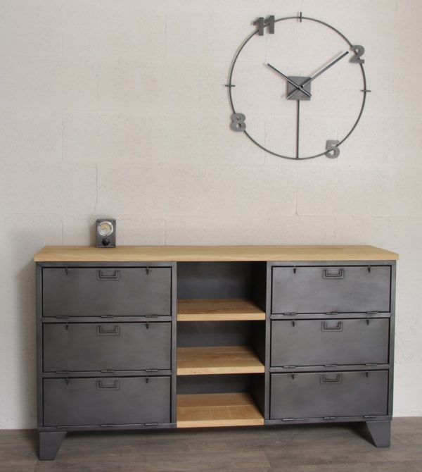 buffet de rangement industriel