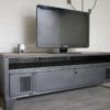 meuble tv avec ancien vestiaire