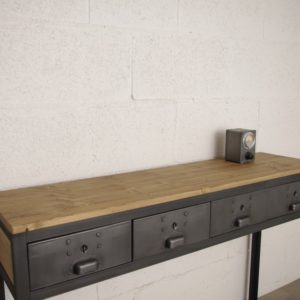 console style industriel sur-mesure