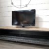 meuble tv industriel ancienne porte