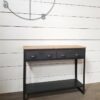 console style industriel sur mesure