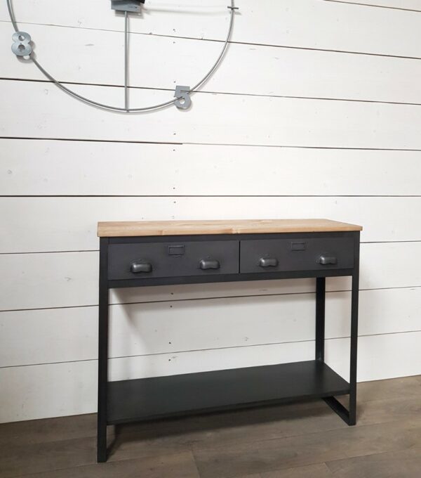 console style industriel sur mesure